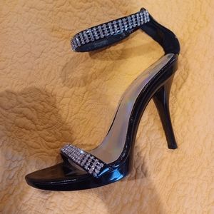Rhinestone 4 inch heel shoes